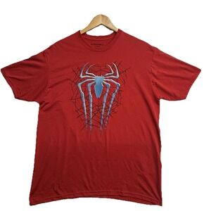 Marvel Spider-Man Red Graphic T-Shirt Men's Large 42–44 Amazing Spider-Man